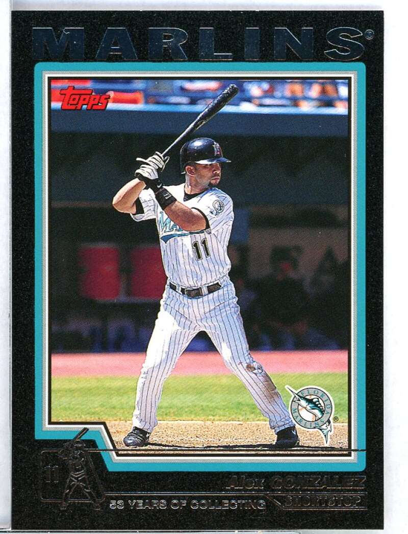 Alex Gonzalez Card 2004 Topps Black #144 Image 1