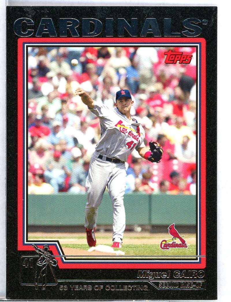 Miguel Cairo Card 2004 Topps Black #157 Image 1