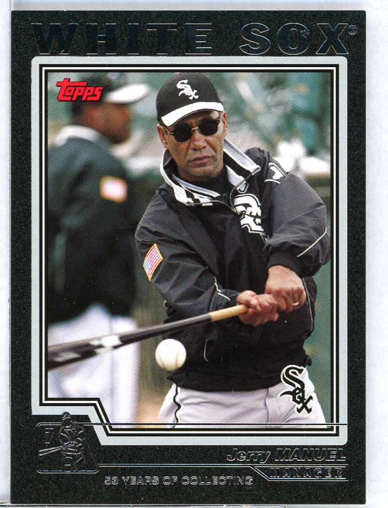 Jerry Manuel MG Card 2004 Topps Black #273 Image 1