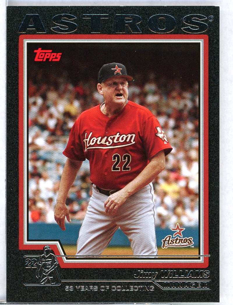 Jimy Williams MG Card 2004 Topps Black #279 Image 1