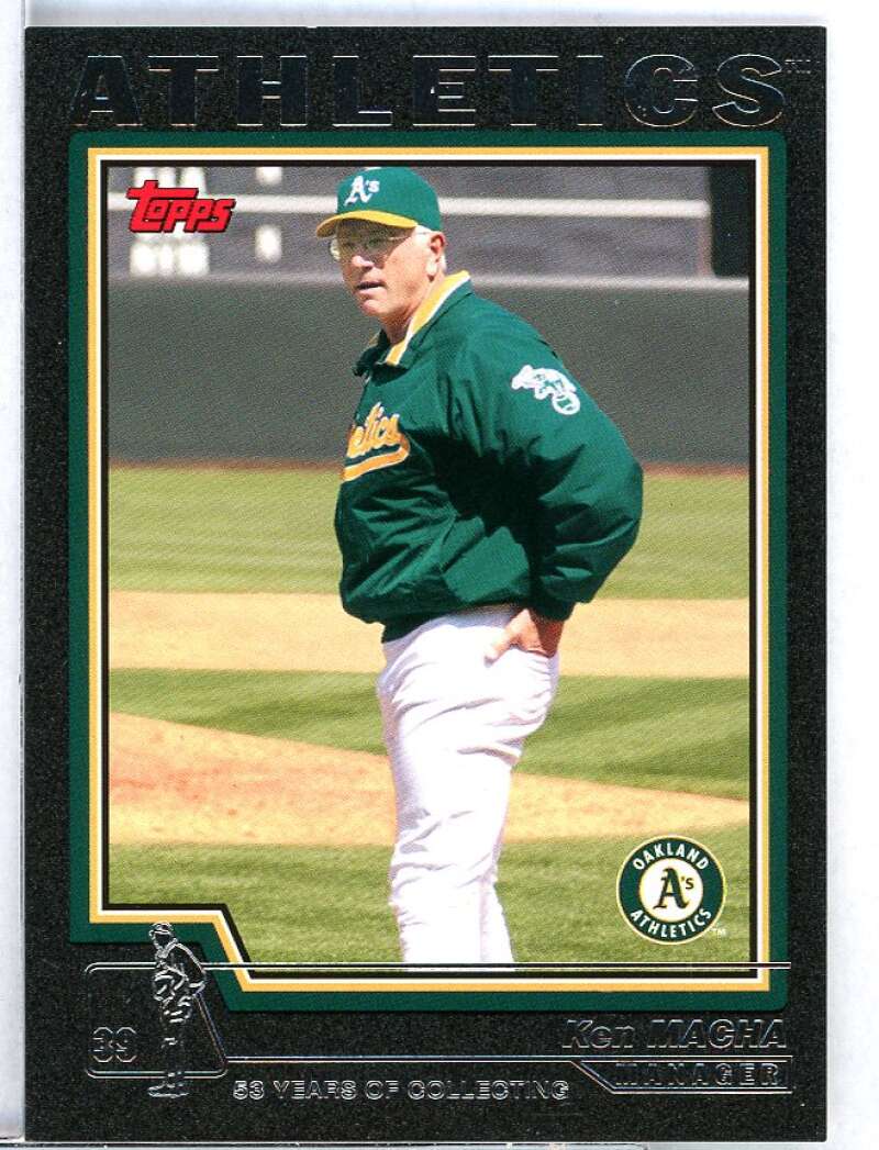 Ken Macha MG Card 2004 Topps Black #287 Image 1