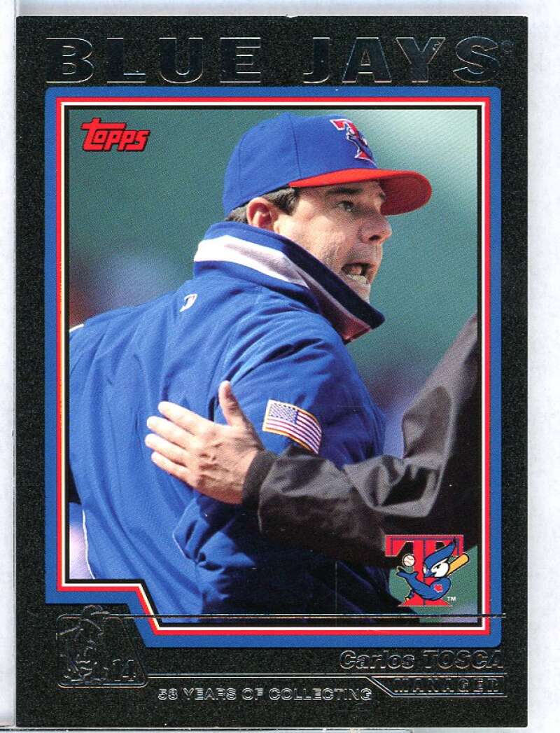 Carlos Tosca MG Card 2004 Topps Black #296 Image 1