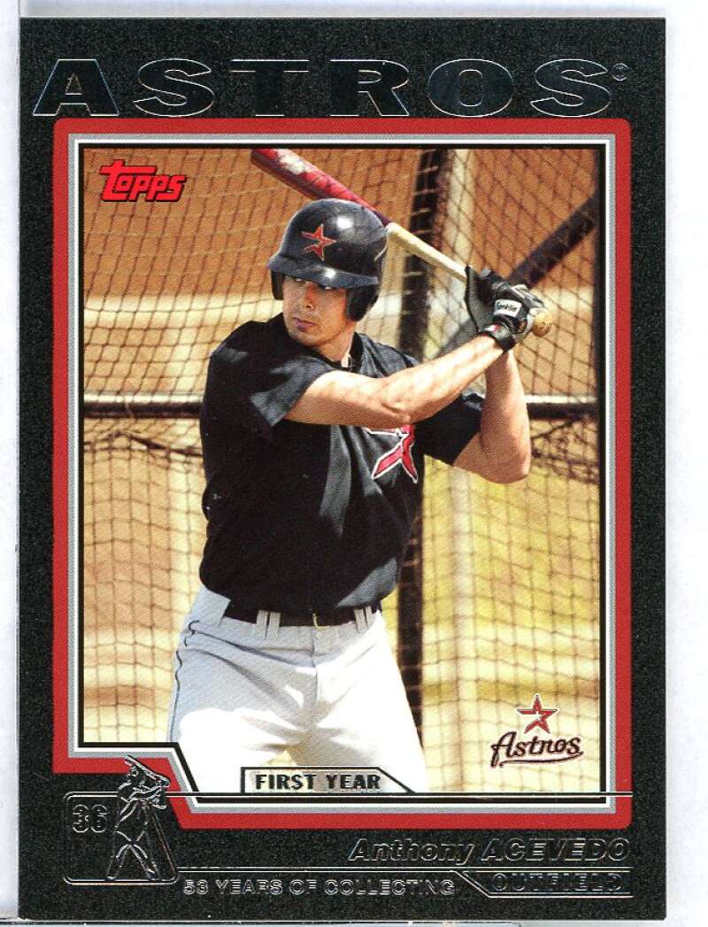 Anthony Acevedo FY Card 2004 Topps Black #297 Image 1