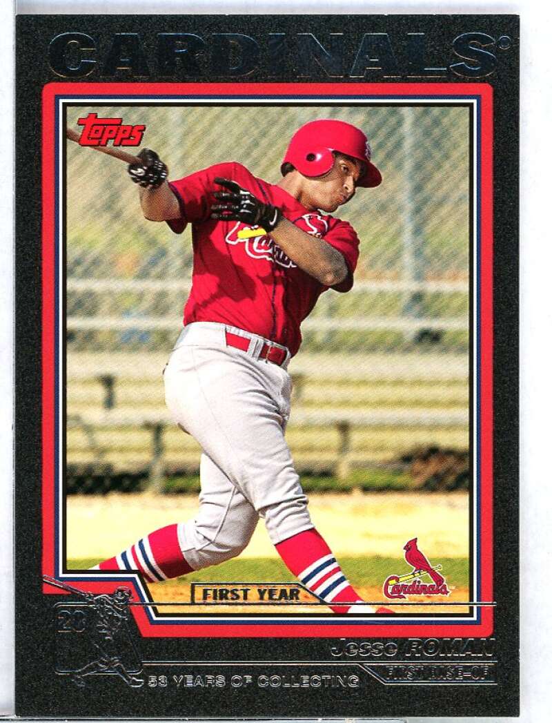 Jesse Roman FY Card 2004 Topps Black #307 Image 1