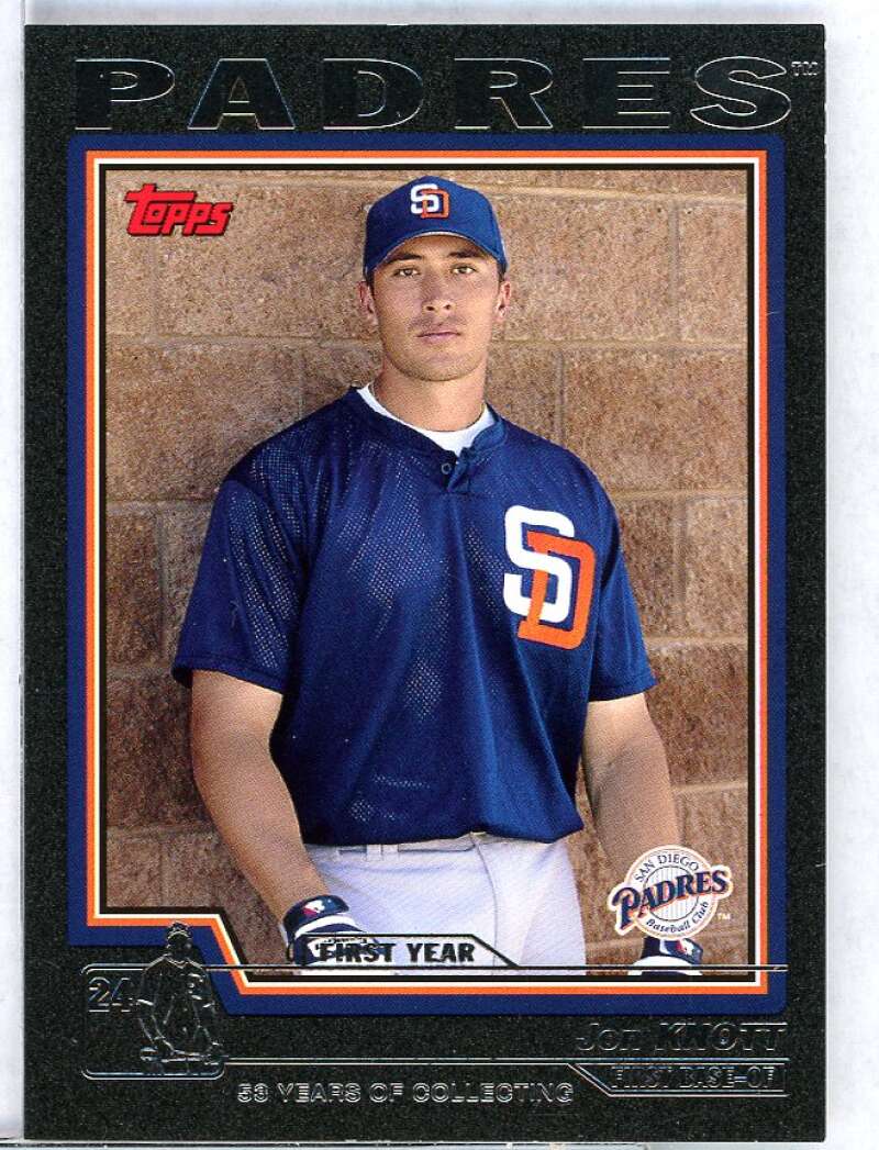 Jon Knott FY Card 2004 Topps Black #309 Image 1