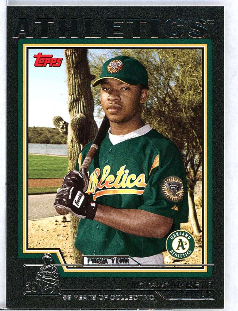 Marcus McBeth FY Card 2004 Topps Black #314 Image 1