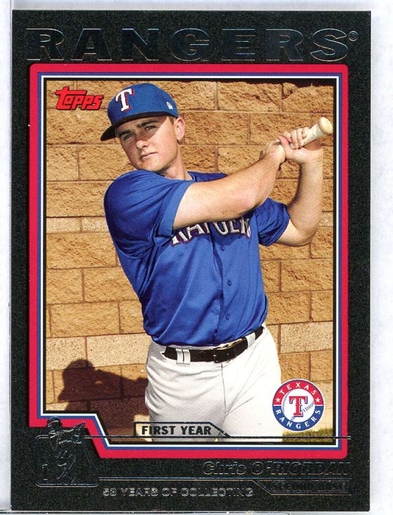 Chris O'Riordan FY Card 2004 Topps Black #316 Image 1