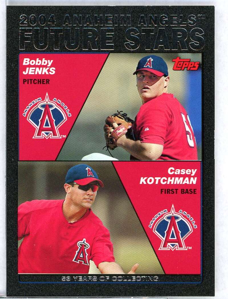 B.Jenks/C.Kotchman FS Card 2004 Topps Black #331 Image 1