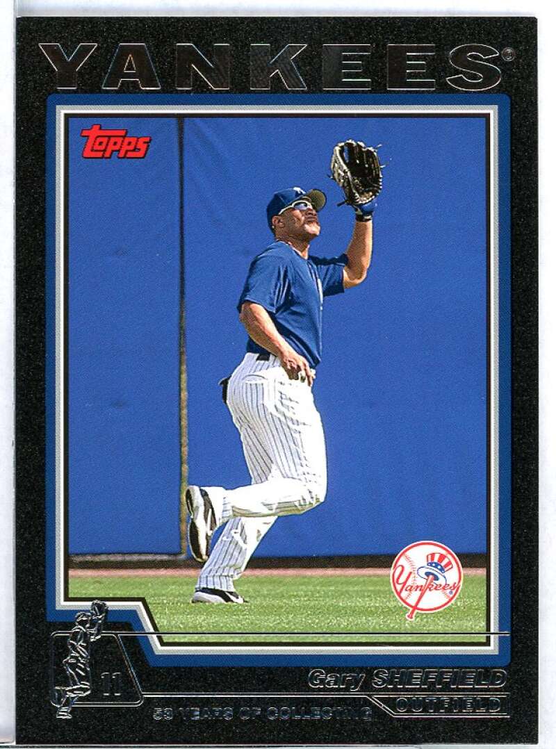 Gary Sheffield Card 2004 Topps Black #370 Image 1