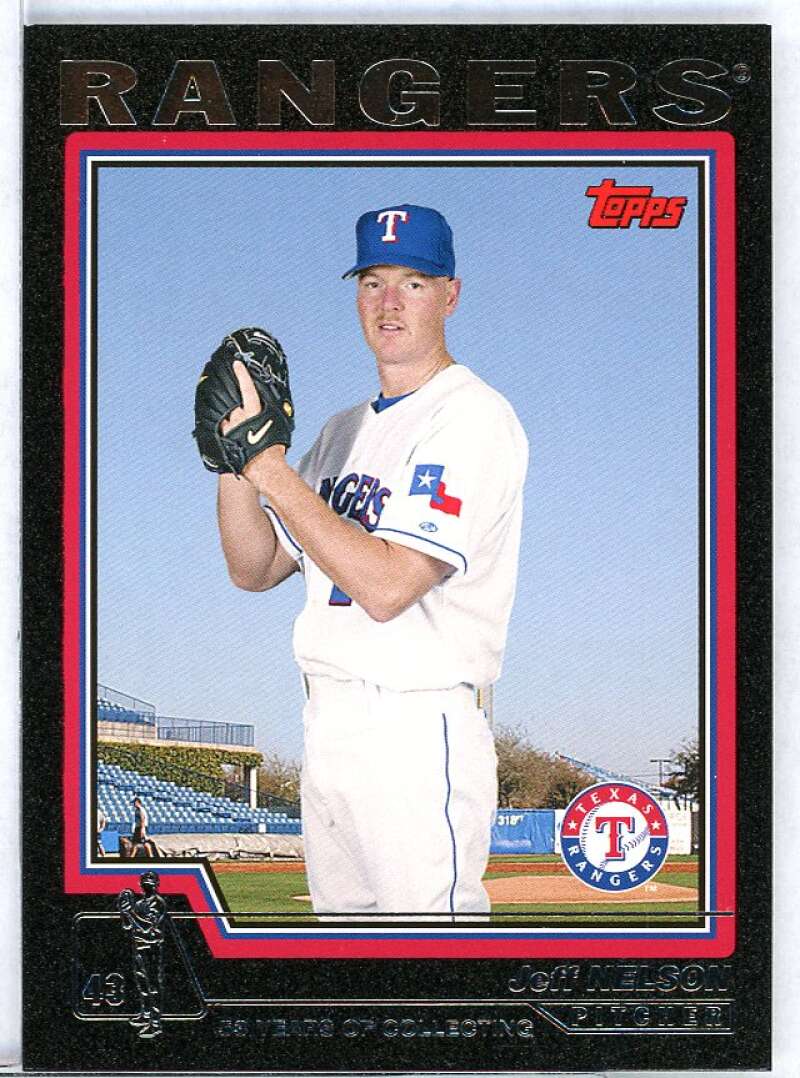 Jeff Nelson Card 2004 Topps Black #382 Image 1