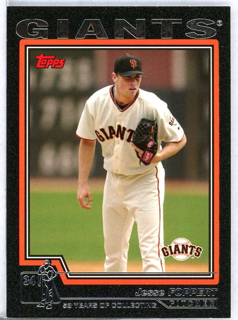 Jesse Foppert Card 2004 Topps Black #387 Image 1