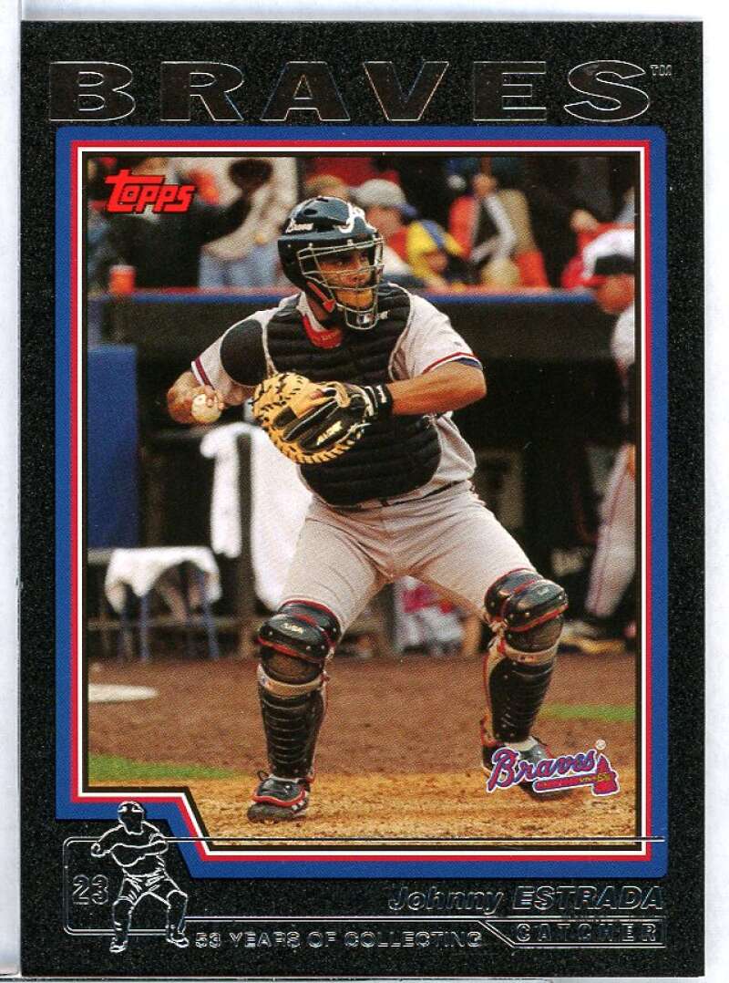 Johnny Estrada Card 2004 Topps Black #397 Image 1