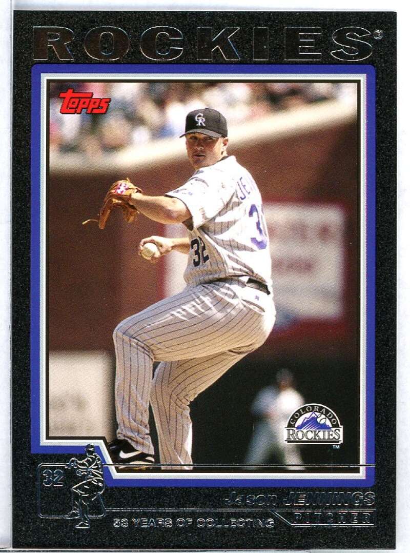 Jason Jennings Card 2004 Topps Black #413 Image 1