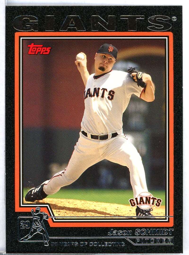 Jason Schmidt Card 2004 Topps Black #447 Image 1