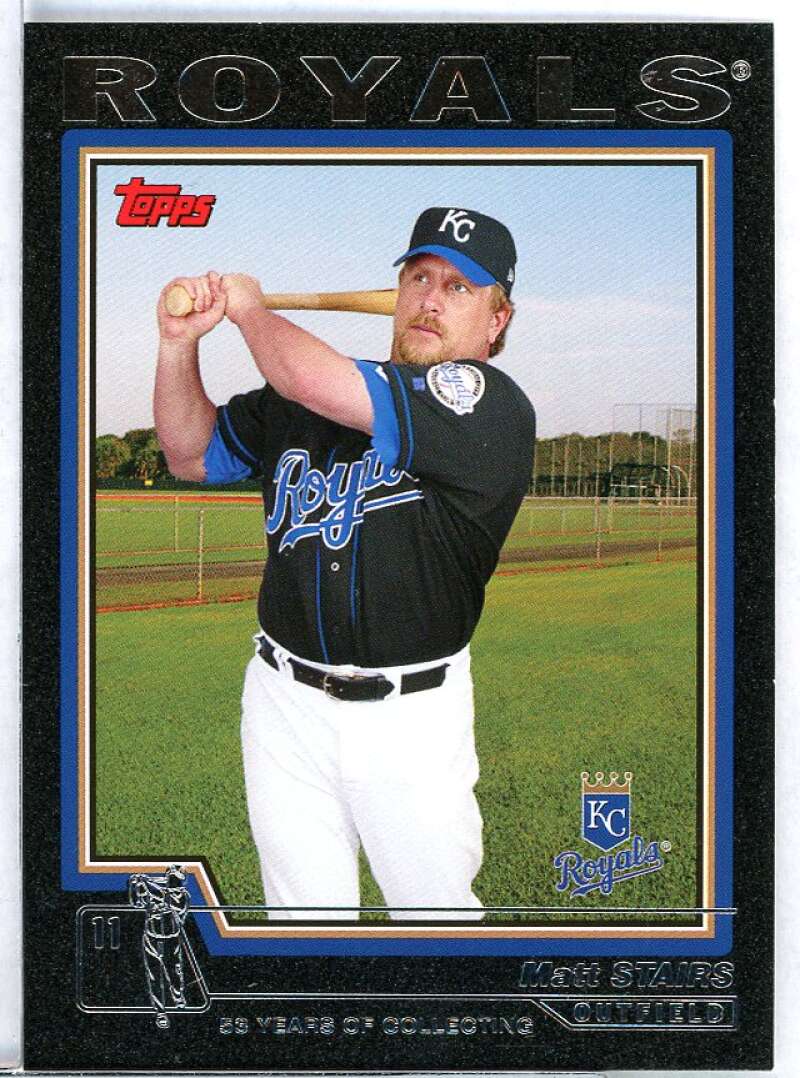 Matt Stairs Card 2004 Topps Black #469 Image 1