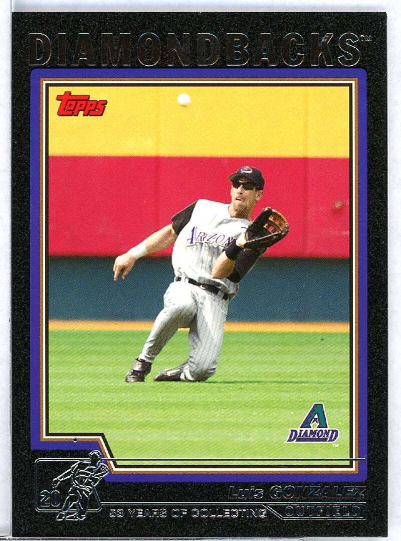 Luis Gonzalez Card 2004 Topps Black #475 Image 1