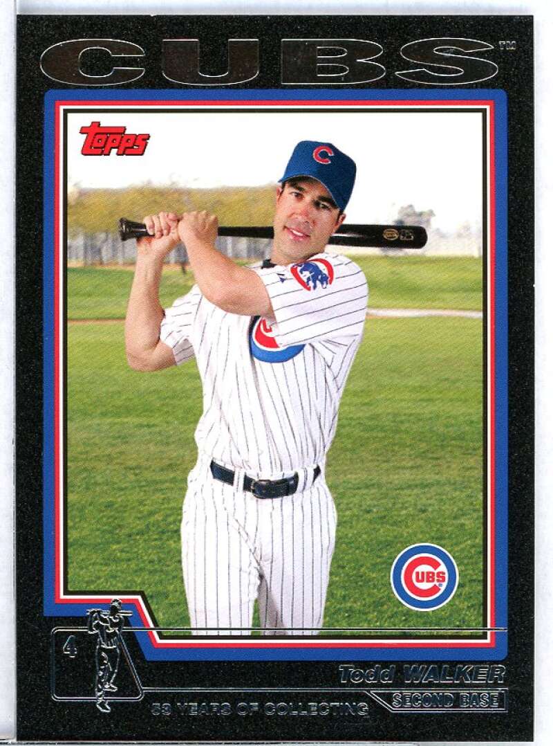 Todd Walker Card 2004 Topps Black #480 Image 1