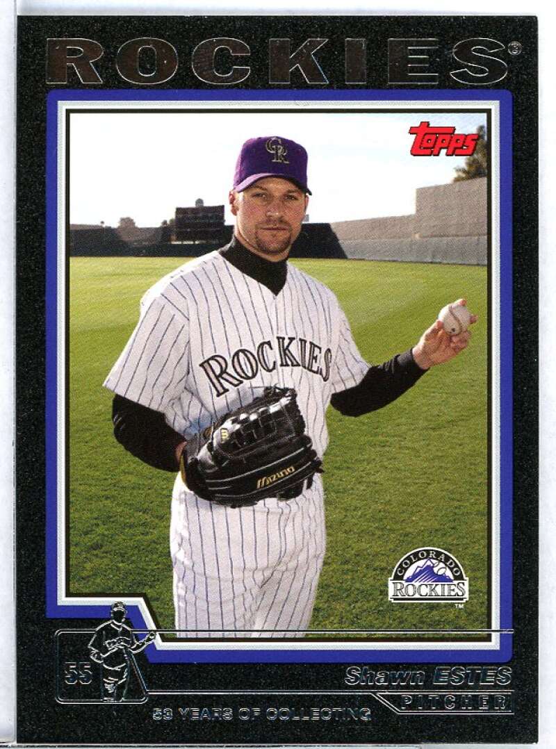 Shawn Estes Card 2004 Topps Black #481 Image 1