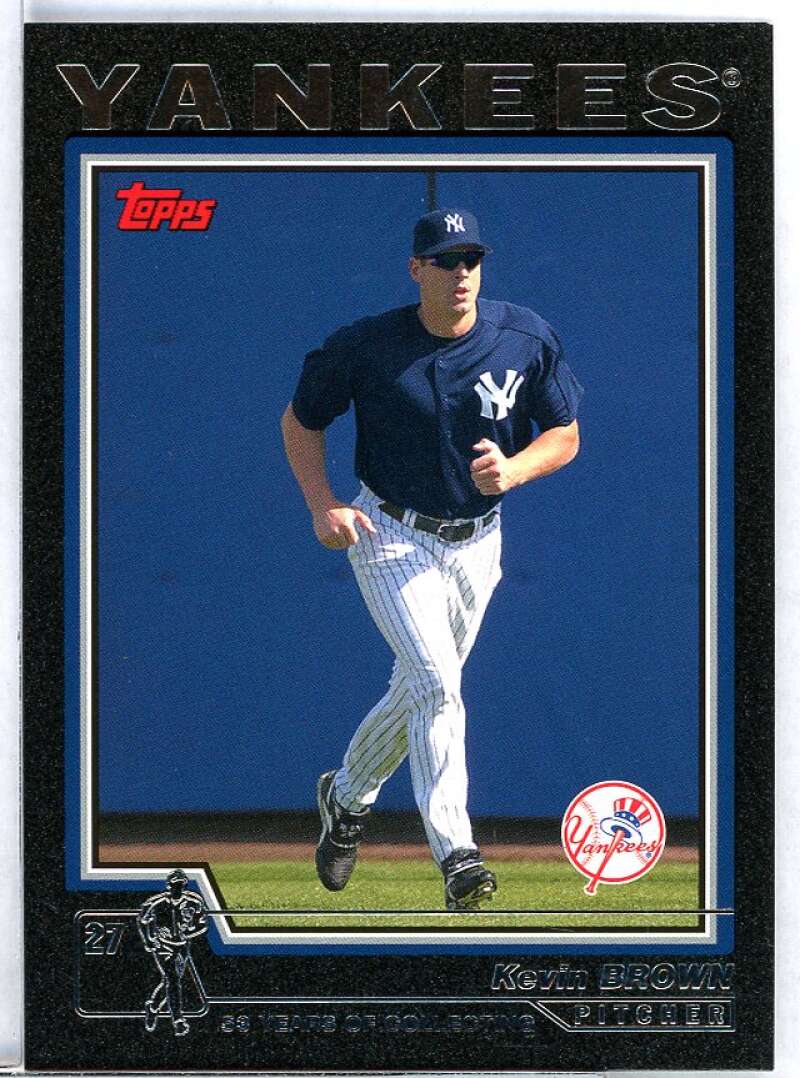 Kevin Brown Card 2004 Topps Black #487 Image 1