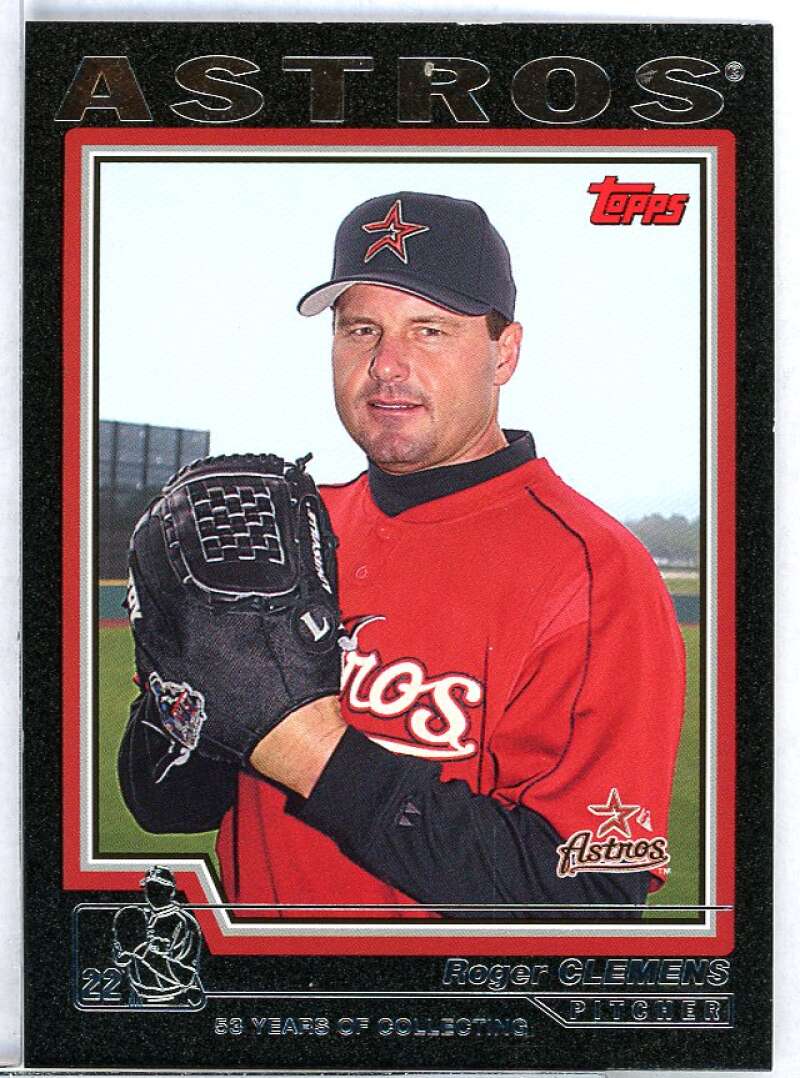 Roger Clemens Card 2004 Topps Black #518 Image 1