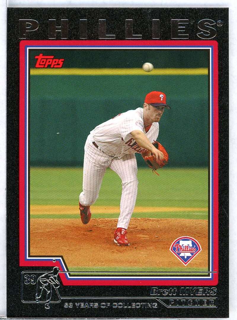 Brett Myers Card 2004 Topps Black #551 Image 1