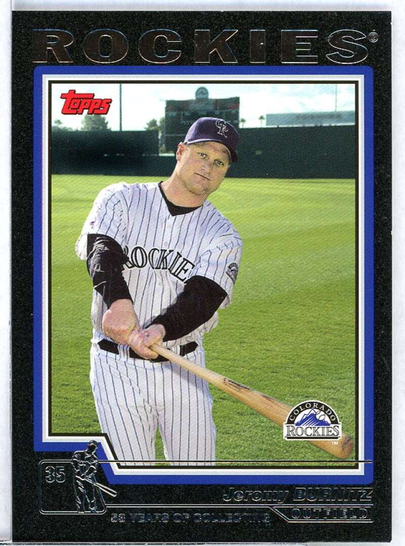 Jeromy Burnitz Card 2004 Topps Black #574 Image 1