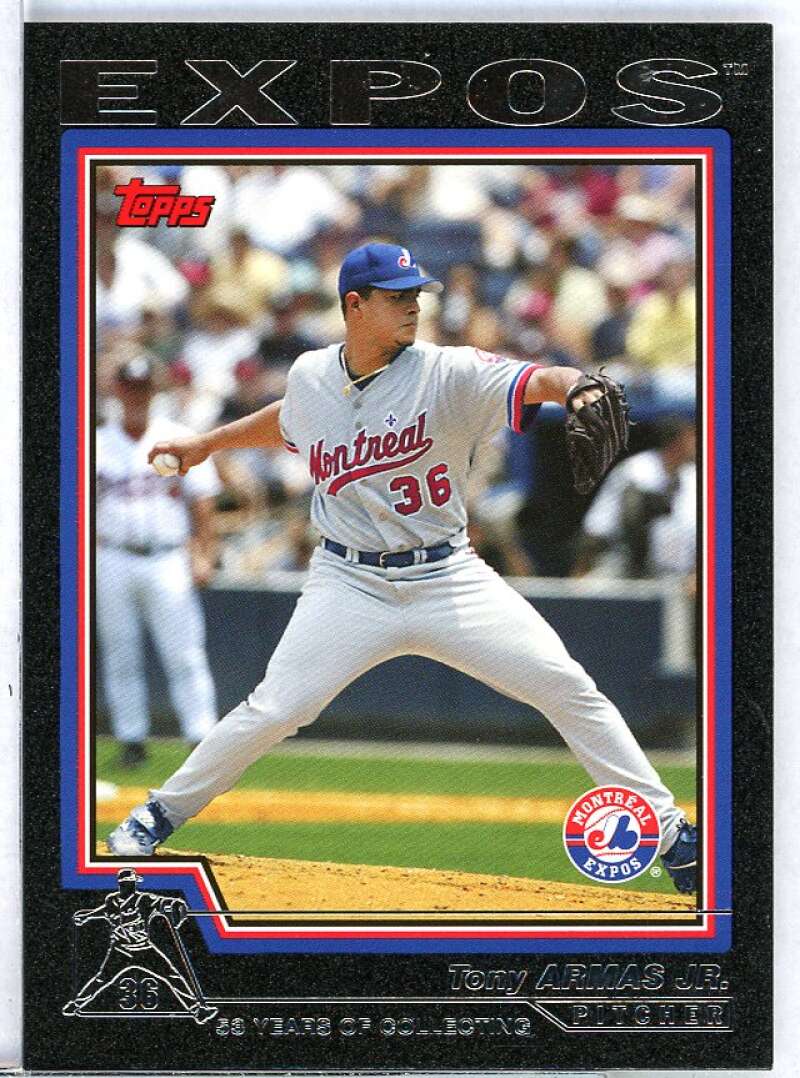 Tony Armas Jr. Card 2004 Topps Black #615 Image 1