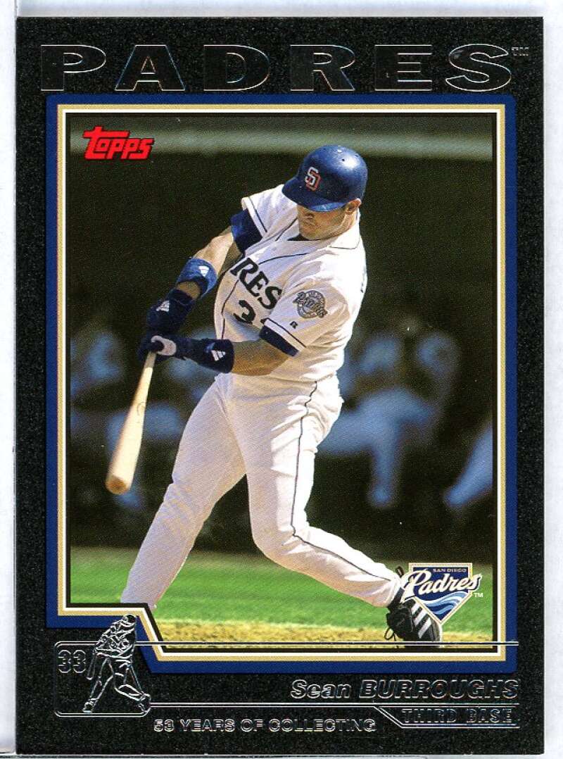 Sean Burroughs Card 2004 Topps Black #619 Image 1