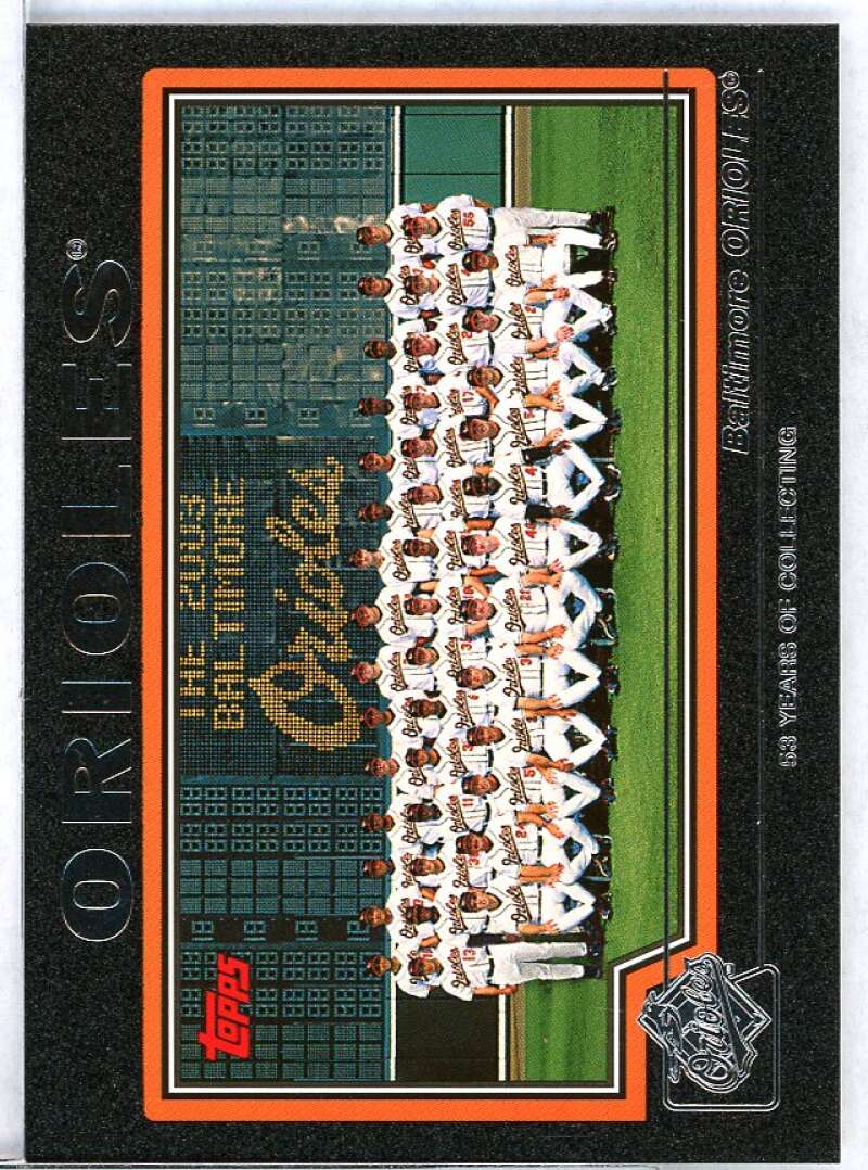 Baltimore Orioles TC Card 2004 Topps Black #641 Image 1