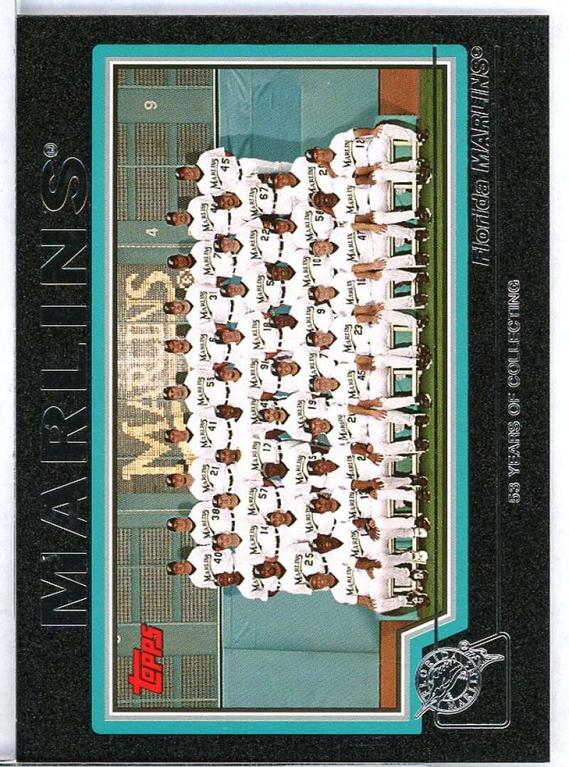 Florida Marlins TC Card 2004 Topps Black #649 Image 1