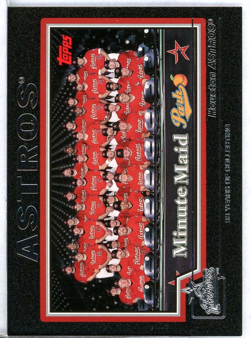 Houston Astros TC Card 2004 Topps Black #650 Image 1