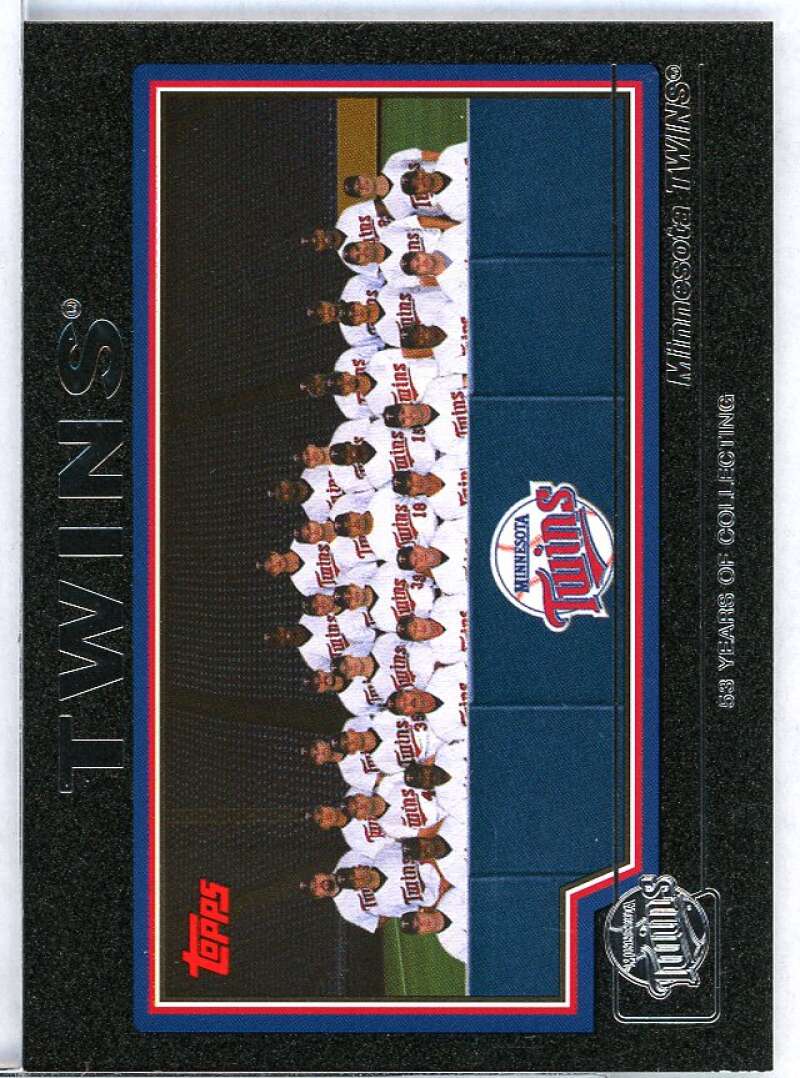 Minnesota Twins TC Card 2004 Topps Black #654 Image 1