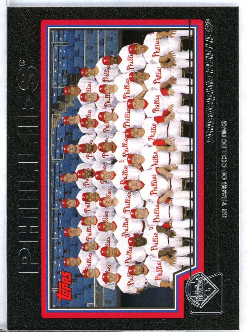 Philadelphia Phillies TC Card 2004 Topps Black #659 Image 1
