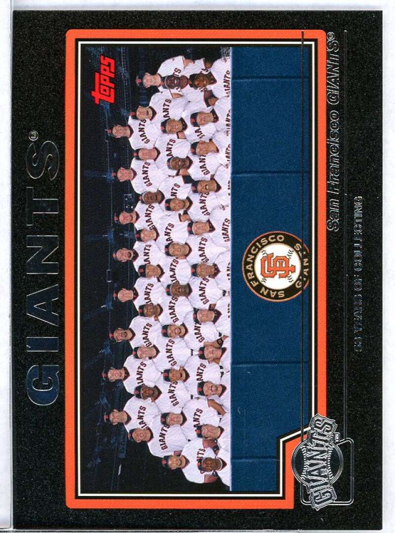 San Francisco Giants TC Card 2004 Topps Black #662 Image 1