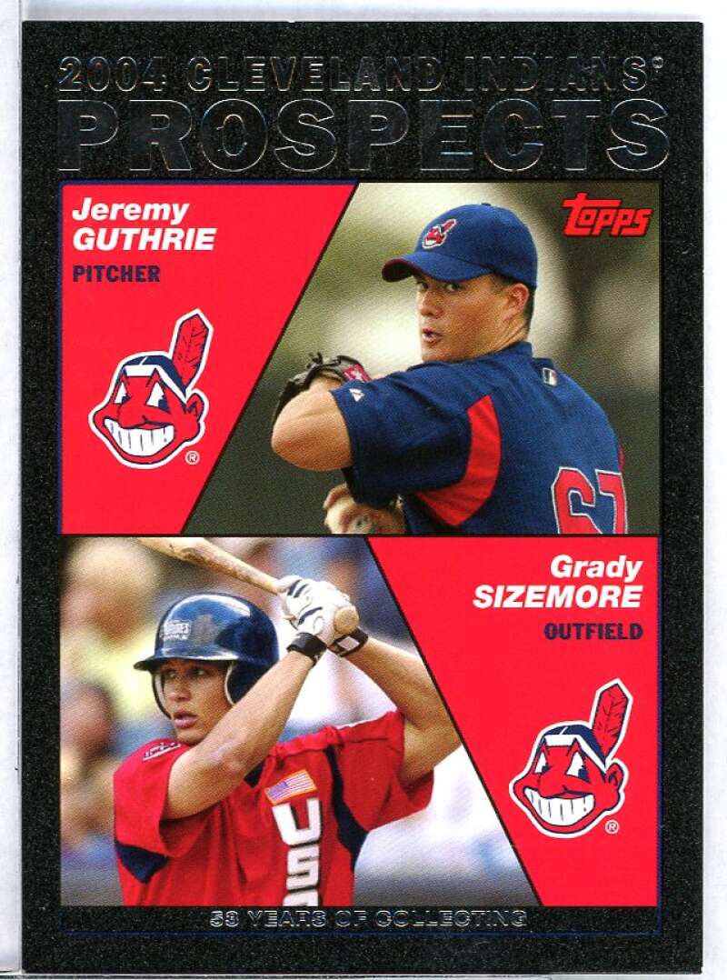 G.Sizemore/J.Guthrie Card 2004 Topps Black #688 Image 1