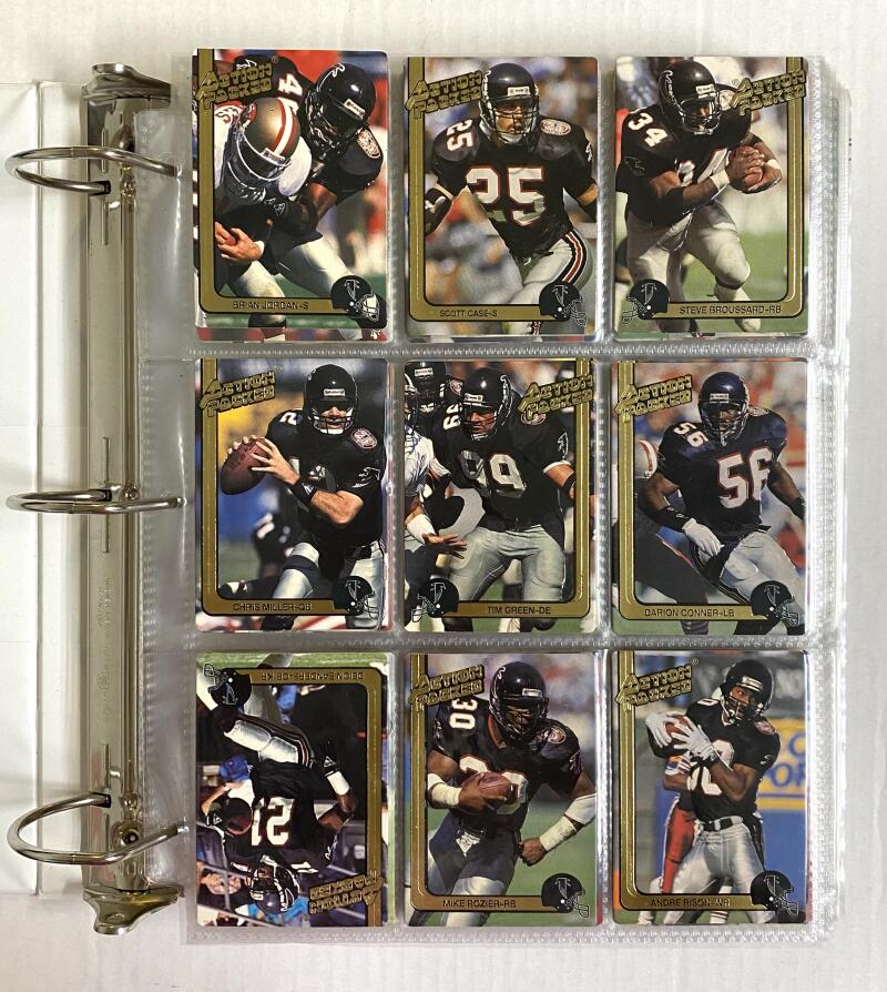 1991 Action Packed Hand Collated Binder Football Set 1-280 Image 1