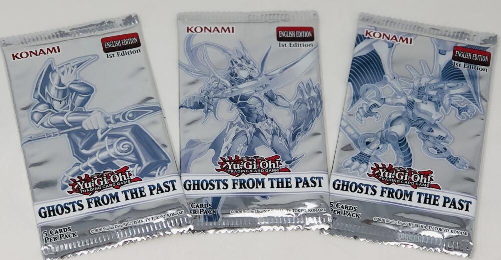 (3) Upper Deck Yu-Gi-Oh Ghosts from the Past 1st Edition Pack Lot ENGLISH Image 1