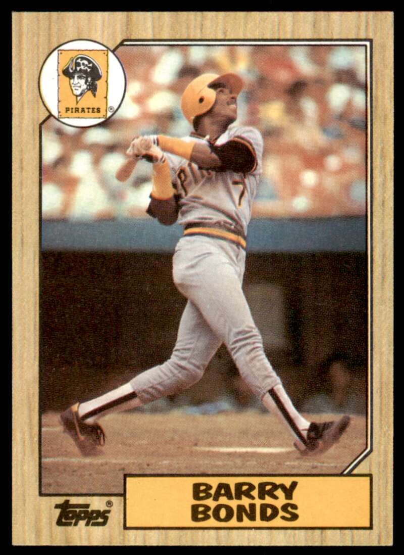 Barry Bonds Rookie Card 1987 Topps #320 Image 1