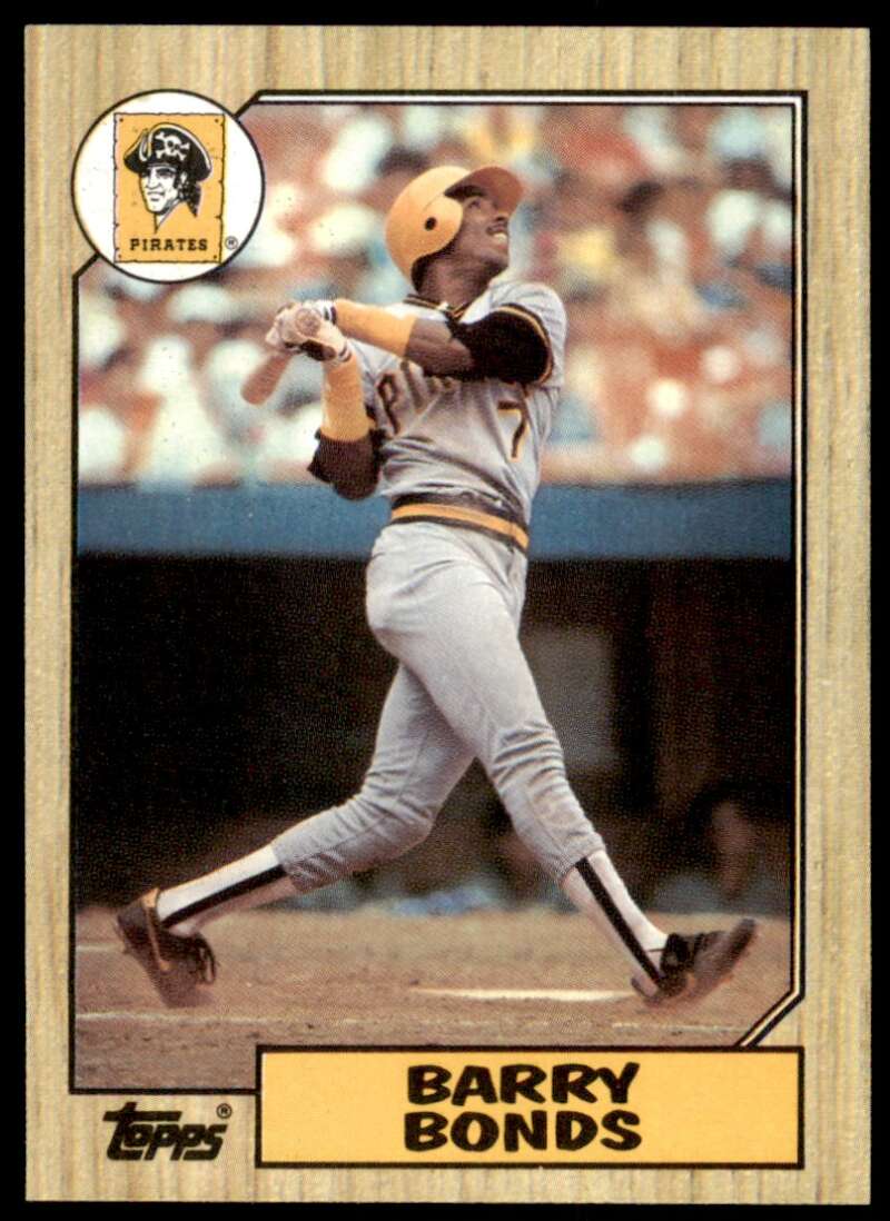 Barry Bonds Rookie Card 1987 Topps #320 Image 1