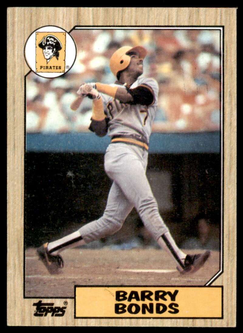 Barry Bonds Rookie Card 1987 Topps #320 Image 1