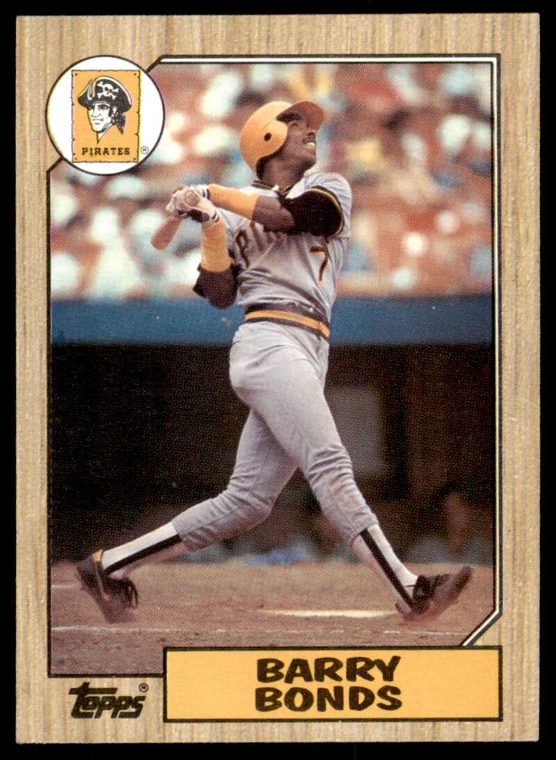 Barry Bonds Rookie Card 1987 Topps #320 Image 1