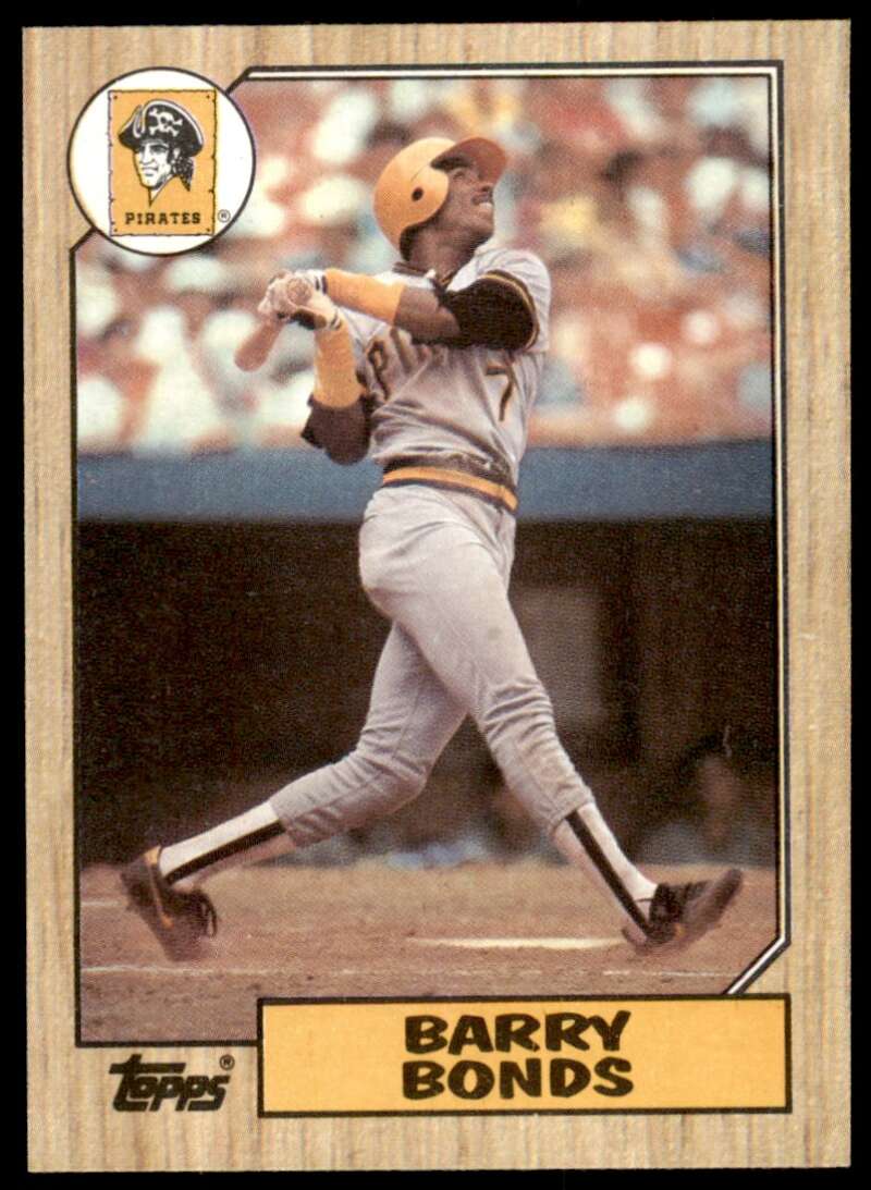 Barry Bonds Rookie Card 1987 Topps #320 Image 1