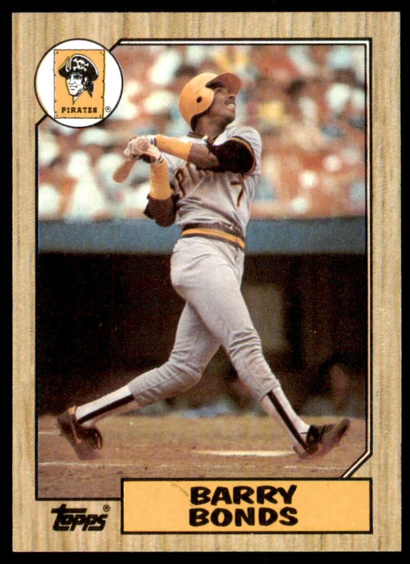 Barry Bonds Rookie Card 1987 Topps #320 Image 1