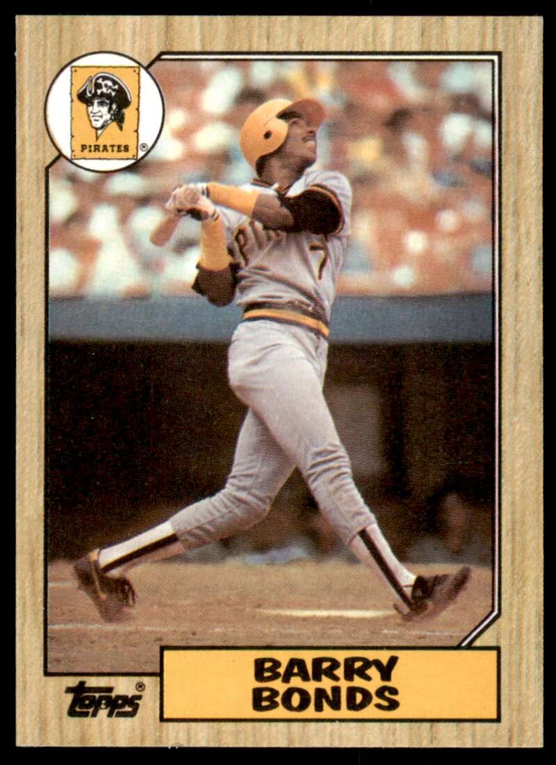 Barry Bonds Rookie Card 1987 Topps #320 Image 1