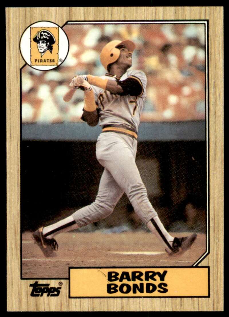 Barry Bonds Rookie Card 1987 Topps #320 Image 1