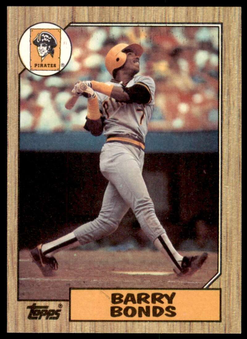 Barry Bonds Rookie Card 1987 Topps #320 Image 1