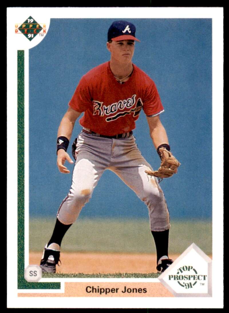 Chipper Jones Rookie Card 1991 Upper Deck #55 Image 1