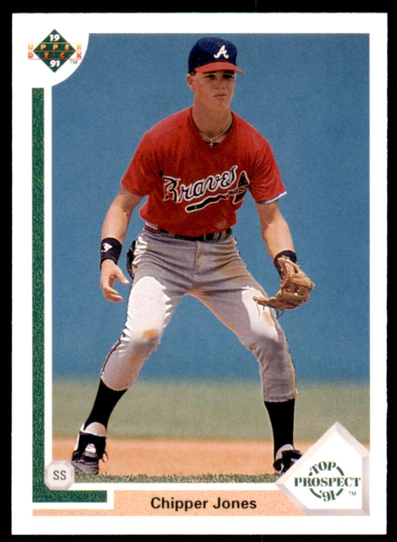 Chipper Jones Rookie Card 1991 Upper Deck #55 Image 1