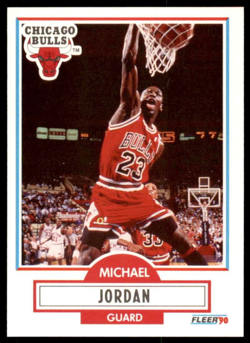 Michael Jordan Card 1990-91 Fleer #26 Image 1