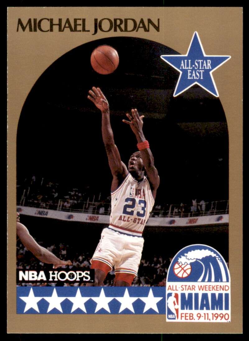 Michael Jordan Card 1990-91 Hoops #5 Image 1